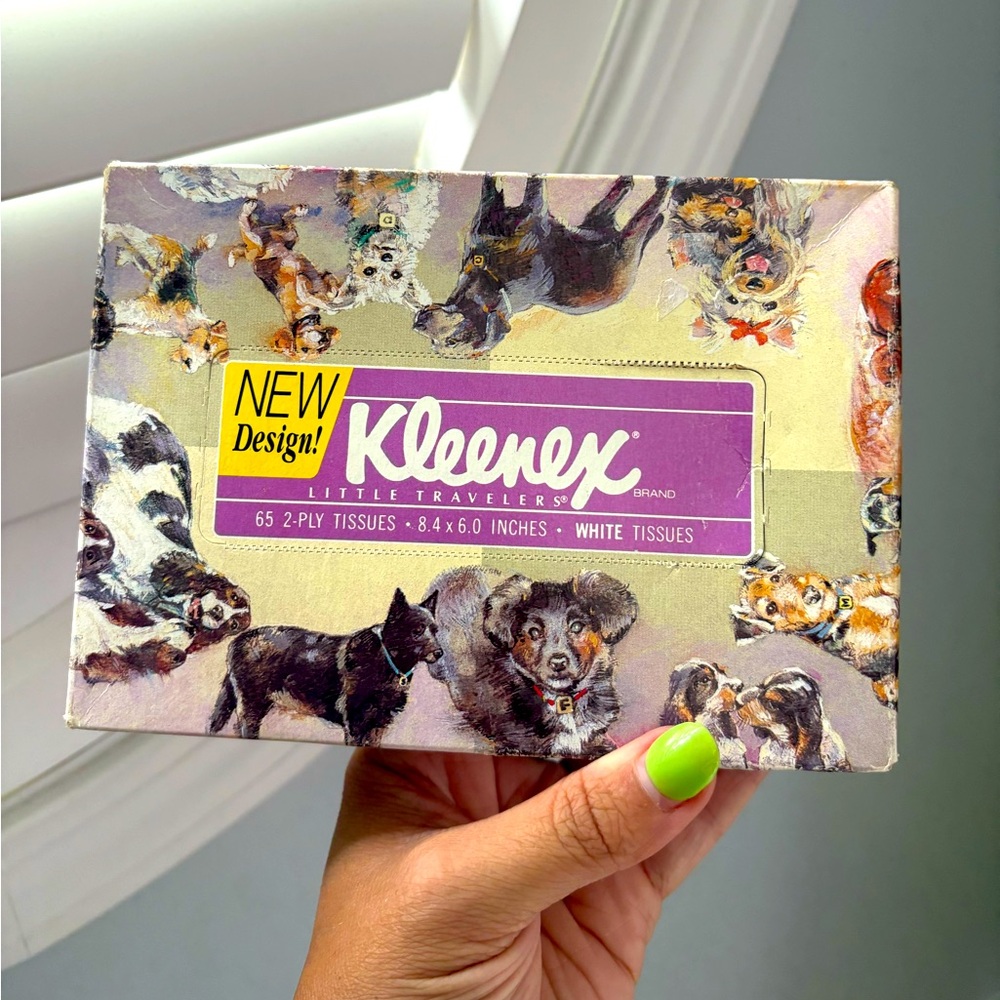 Vintage tissue Kleenex‎ travel size box